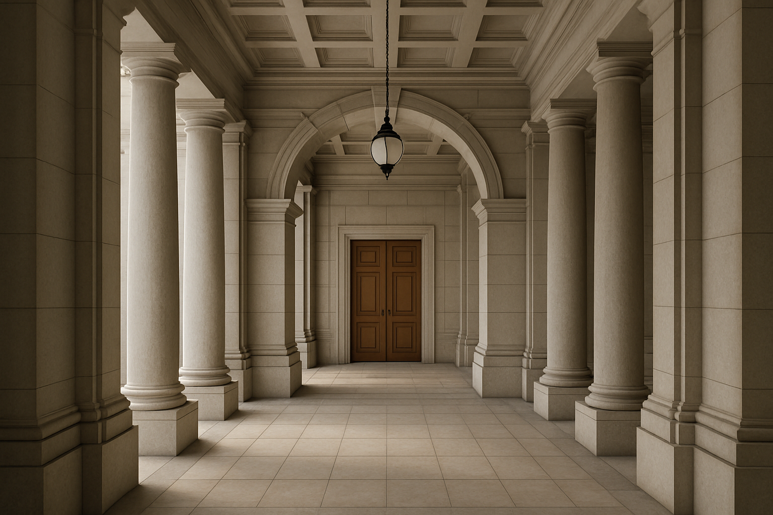 Simetrik kompozisyon örneği